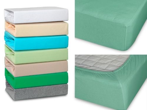 простыня cleo трикотажная на резинке 180*200*25 (хаки) 18/007-tp из ткани Трикотаж в категории  рисунок 