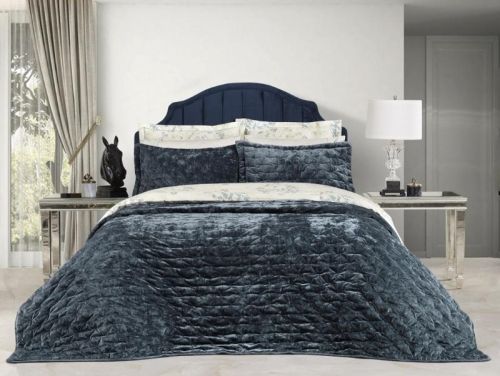 покрывало sarev metis синий 250*260 из ткани Хлопок в категории С наволочками рисунок 