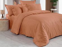 фото кпб sarev monochrome v13/terracotta евро из ткани Мако-сатин 