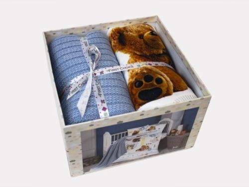 кпб + плед first choice bear для новорожденных из ткани Сатин в категории  рисунок  фото 2