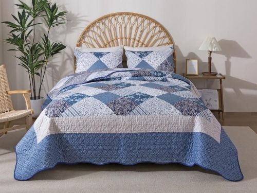 покрывало tango patchwork pw444-105 230*250 из ткани Полиэстер в категории С наволочками рисунок 