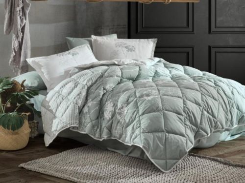 покрывало karven luvi v1 mint 180*240 из ткани Хлопок в категории С наволочками рисунок 