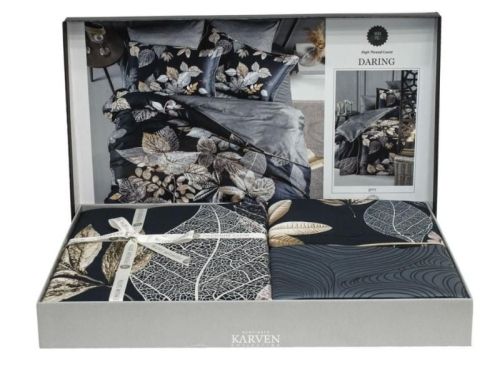 фото КПБ Karven DARING Grey Евро 4 наволочки  артикул N359 DARING GREY фото 3