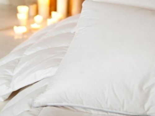 фото подушка 50*90 средняя natures серебряная мечта из ткани Тик, наполнитель Гусиный пух и перо, размер 50*90, артикул СМ-П-9-2 фото 3