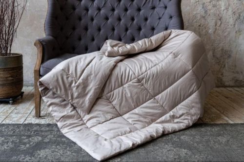 Верблюжье одеяло ALMOND WOOL GRASS всесезонное