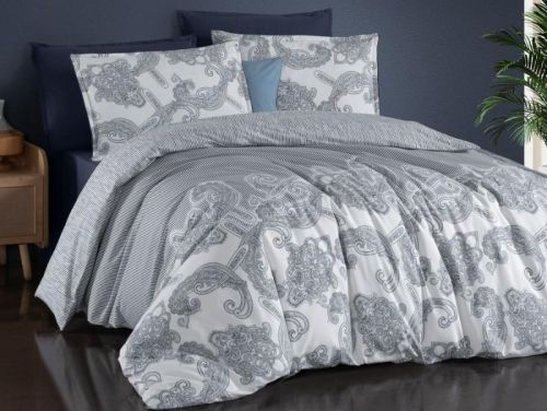 фото КПБ Sarev PATRICIA v1/Lacivert 1,5 спальное  артикул N408 PATRICIA V1/LACIVERT