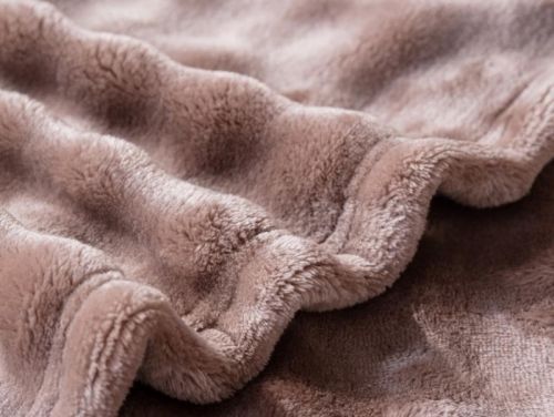 плед karven solid bubble v2/dark brown 150*200 из ткани Велсофт в категории  рисунок  фото 3