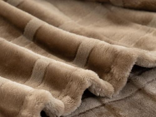 плед karven cutting v8/coffee 150*200 из ткани Велсофт в категории  рисунок  фото 3