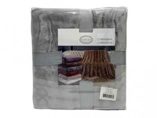 плед karven solid bubble v3/grey 150*200 из ткани Велсофт в категории  рисунок  фото 6