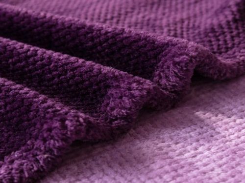 плед karven print jacqaurd v6/purple 200*220 из ткани Велсофт в категории  рисунок  фото 3