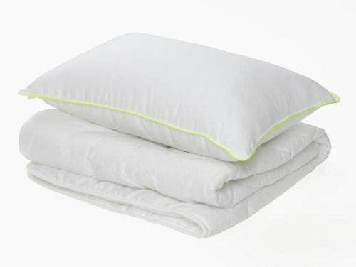 фото подушка средняя natures бамбуковый медвежонок 50*68 из ткани Сатин, наполнитель Бамбуковое волокно, размер 50*70, артикул БМ-П-13-2 фото 5