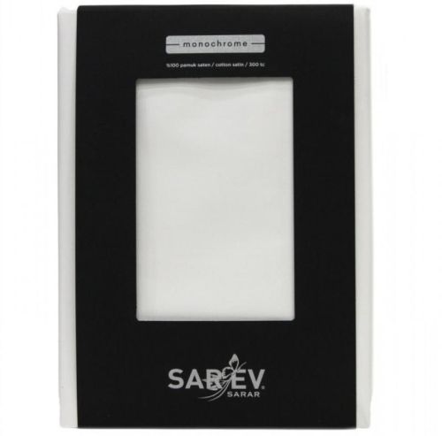 простыня sarev (300 tc) monochromev1/off white 260*280 из ткани Мако-сатин в категории  рисунок  фото 2