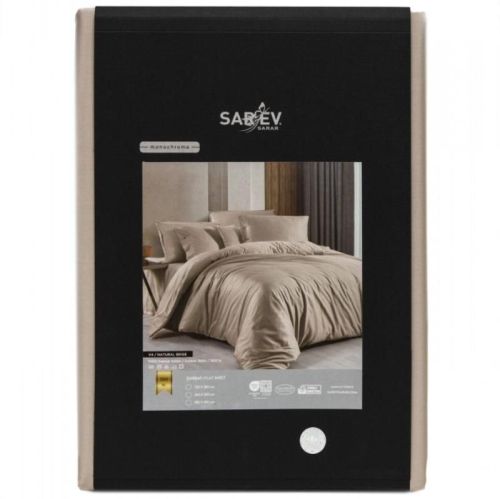 простыня sarev (300 tc) monochrome v4/n beige 260*280 из ткани Мако-сатин в категории  рисунок  фото 3