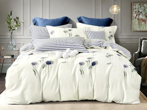 фото КПБ Tango tpig4-1037-50 1,5 спальное 4 предмета Цветы артикул TPIG4-1037-50 КОД1050