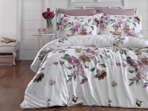 фото КПБ Karven Serra Powder семейное Цветы артикул N026 SERRA POWDER