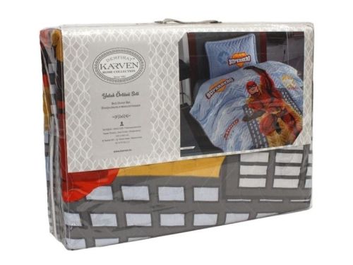 покрывало karven superhero v1 180*240 из ткани Хлопок в категории С наволочками рисунок  фото 3