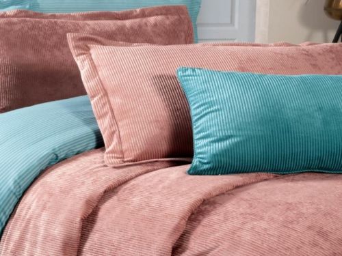 покрывало sarev dolce vita v2/pembe 250*260 из ткани Вельвет в категории С наволочками рисунок  фото 3