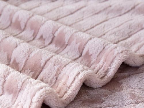 плед karven jacqaurd v1/powder 150*200 из ткани Велсофт в категории  рисунок  фото 3