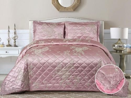 покрывало tango ariston 240*260 ari2426-40 из ткани Жаккард в категории С наволочками рисунок 