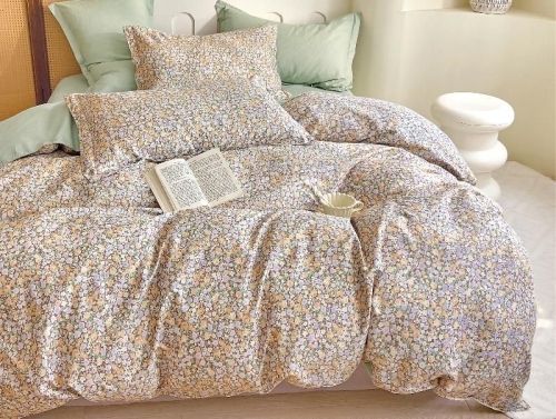фото КПБ Tango tpig4-2049-50 1,5 спальное 4 предмета Цветы артикул TPIG4-2049-50 КОД1050
