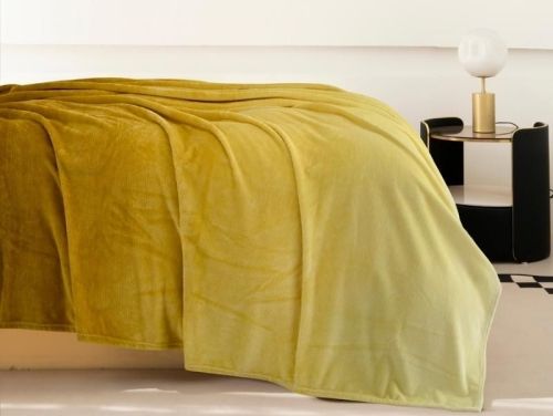 плед karven print jacqaurd v5/yellow 200*220 из ткани Велсофт в категории  рисунок  фото 2