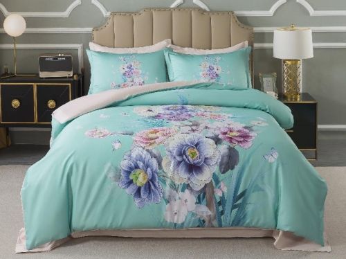 фото КПБ Tango DeLux-Satin tis05-860 Семейное Цветы артикул TIS05-860 код1098