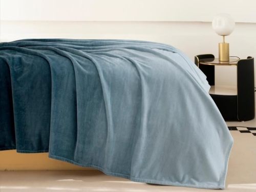 плед karven print jacqaurd v7/blue 150*200 из ткани Велсофт в категории  рисунок  фото 2