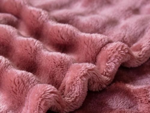 плед karven solid bubble v4/sun red 200*220 из ткани Велсофт в категории  рисунок  фото 3