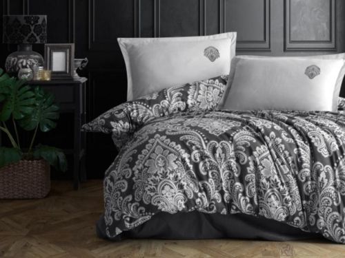 фото КПБ Karven Majeste Antrasit v1 Евро  артикул N023/1 MAJESTE ANTRAS V-1