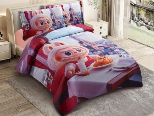 кпб cristelle amante am01-165-50 1,5 спальное из ткани Сатин в категории  рисунок Для девочек Для мальчиков