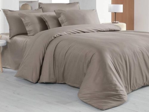 простыня sarev (300 tc) monochrome v7/mocha 260*280 из ткани Мако-сатин в категории  рисунок  фото 2