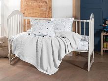 комплект с пледом karven d038 stellar white для новорожденных