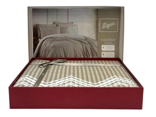 фото КПБ Sarev Bazaar OLE v2/Bej Евро Полоса артикул N409 OLE v2/Bej фото 2