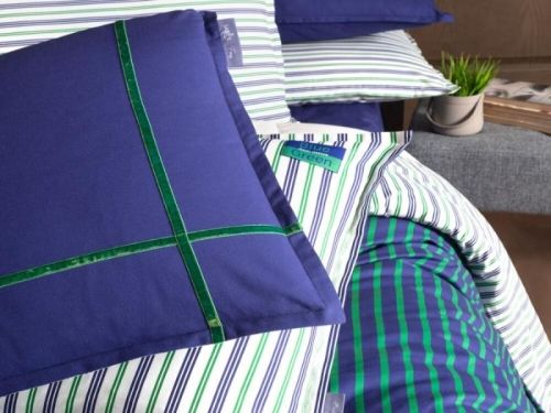 фото КПБ Sarev DALEN v1/Lacivert Евро Полоса артикул N389 DALEN v1/Lacivert фото 3