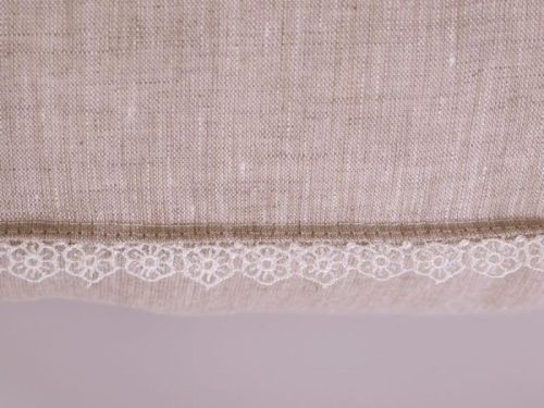 фото подушка 50*90 средняя natures дивный лен из ткани Лён, наполнитель Бамбуковое волокно, размер 50*90, артикул ДЛ-П-9-2 фото 3