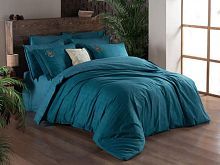 фото кпб sarev ederlezi turkuaz/v3 1,5 спальное из ткани Фланель 